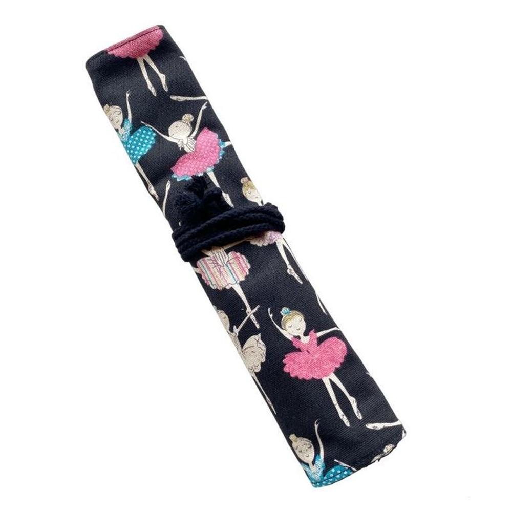 Estuche enrollable porta pinceles - Balerina