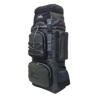 Mochila Campera Kengar Modelo N.4 Plomo - Negro