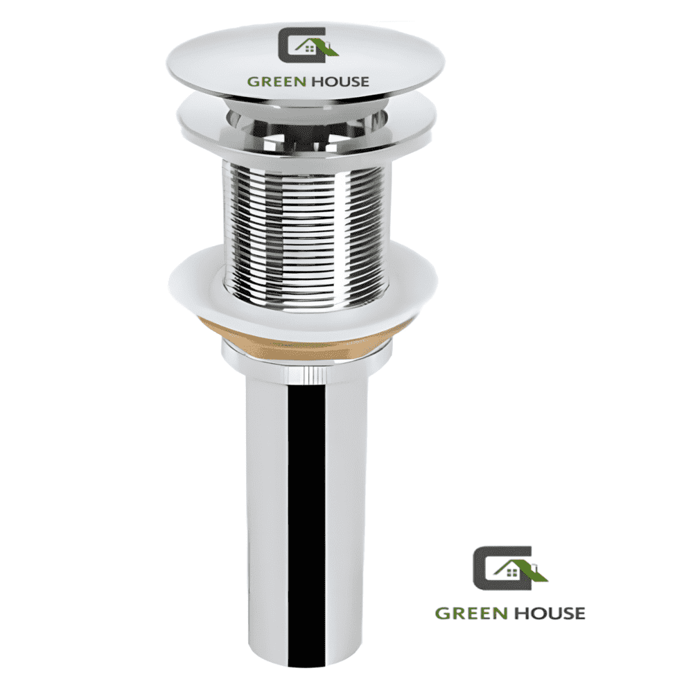 Desague de Ovalin Automatico push button CROMADO 30CM SIN REBOSE