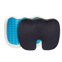 Cojin ortopedico forma u espuma viscoelastica para asiento con funda velboa  C-001NJ