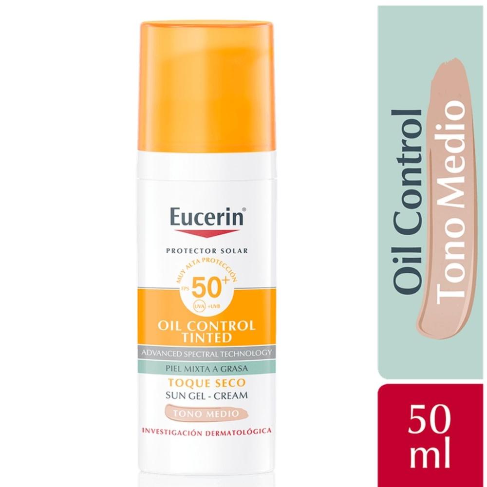 Eucerin Sun Face Oil Control Tono Medio