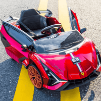 Carro para niños - Modelo LAMBO Huracan Sterrato ROJO