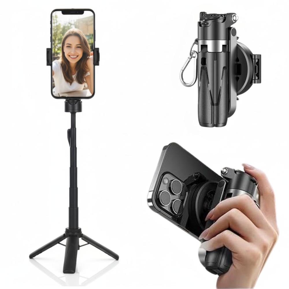 Estabilizador Palo Selfie Trípode con Soporte Magnético para Celular P15 MINI