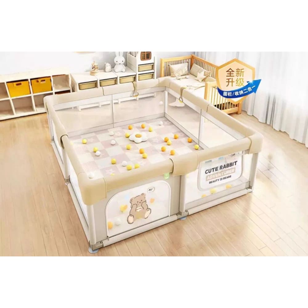 Parque Infantil Juego Valla Corralito Cuna Barandilla Protectora 200x180