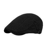 Boina Drill Unisex con Correas Laterales - Negro