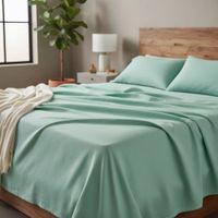 Set sabanas  algodón pima interiotex  180 hilos Queen color Alba Glacial
