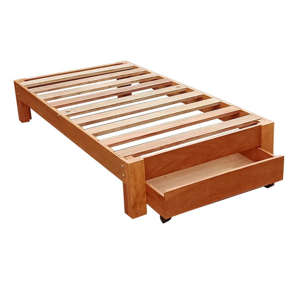 TARIMA 1.5 PLZ  MADERA TORNILLO MODELO T-1  CJ  RODANT  FRON