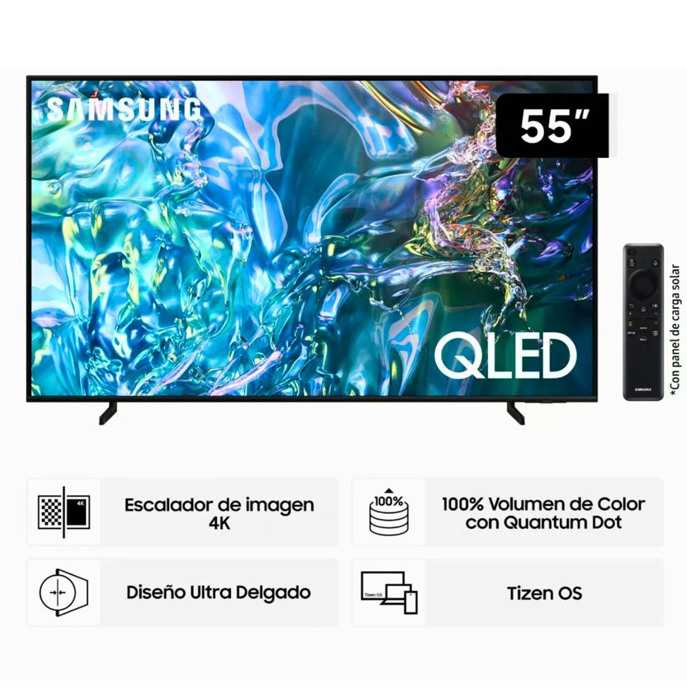 Televisor Samsung 55 QLED 4K Tizen Os Smart QN55Q60DAGXPE