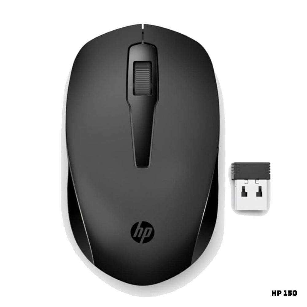MOUSE INALAMBRICO HP 150 1600 DPI - NEGRO