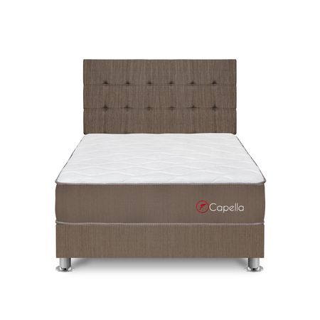 Juego de Dormitorio Forli Capella 2 Plazas + Cabecera + 2 Almohadas + 1 Protector