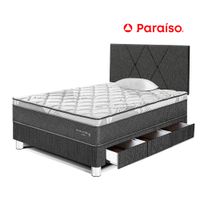 Dormitorio Paraiso Pocket St Cajones 1.5 Plazas Cabecera Loft Cl