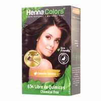 Tinte para Cabello HENNA COLOR Castaño Oscuro 65% Caja 1un