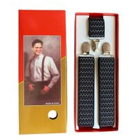Tirantes Ajustables Elásticos para hombre Josue Elegancia y Comodidad Negro Talla única