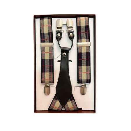 Tirantes pantalon hombre Ajustables Elásticos Mario Multicolor Talla única