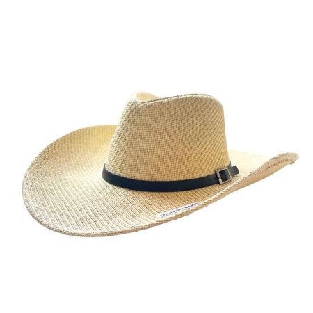 Sombrero Vaquero de Paja Country - Beige Beige Talla única