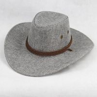 Sombrero Estilo Vaquero Antonio - Gris Claro Gris Claro Talla única