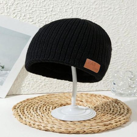 Beanie Gorro Fas Bronz Unisex con forro interno - Negro Negro Talla única