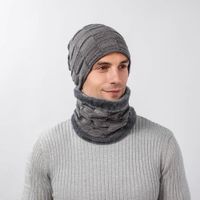 Beanie Denver con polar interior  Gris