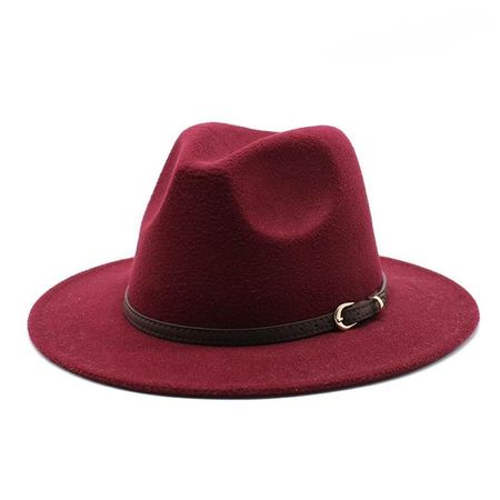 Sombrero Unisex de Pana Vino Ala chica Jeiquer  58cm