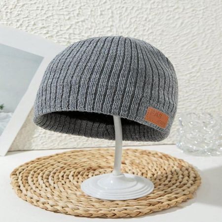 Beanie Gorro Fas Bronz Unisex con forro interno - Gris Gris Talla única