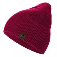 Beanie True C tejido doble  Burgundy Burdeos Talla única