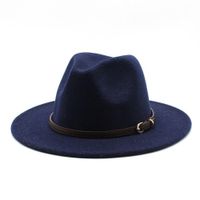 Sombrero Unisex de Pana Azul Ala chica Jeiquer - 58cm