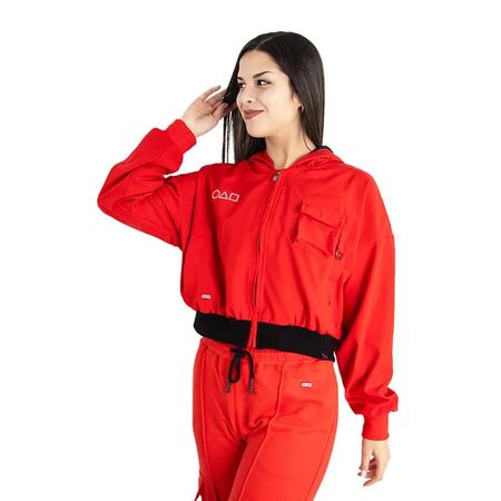 CASACA CORTAVIENTO SQUID GAME MUJER ROJO S Rojo