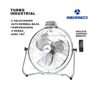 Ventilador De Piso Giratorio De 18 Pulgadas con Control Remoto