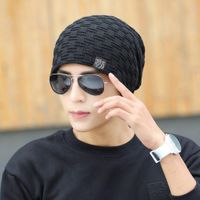 Beanie Chullo Gorro Ryan Negro con Polar Interior Negro Talla única