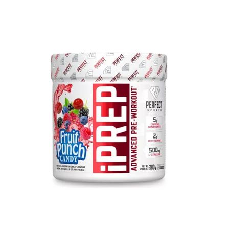 Pre entreno Iprep Perfect Sports  Fruit Punch Candy 30 tomas