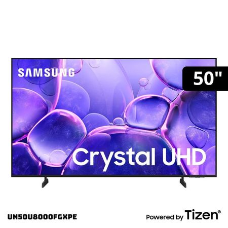 TELEVISOR SAMSUNG 50 SMART TV TIZEN OS 4K CRYSTAL UHD LED 2025 - UN50U8000FGXPE