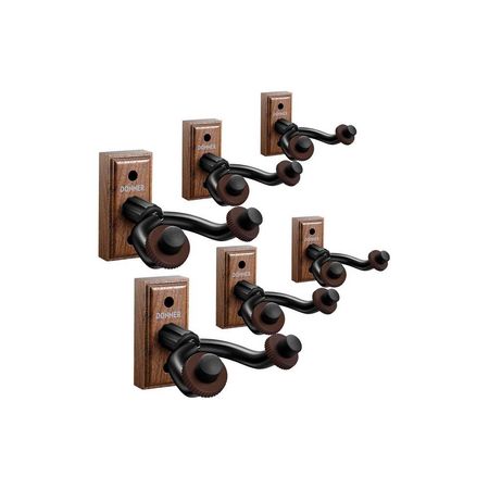 SOPORTES DE PARED Donner GUITARRA PACK DE 6 BASE MADERA - EC2005