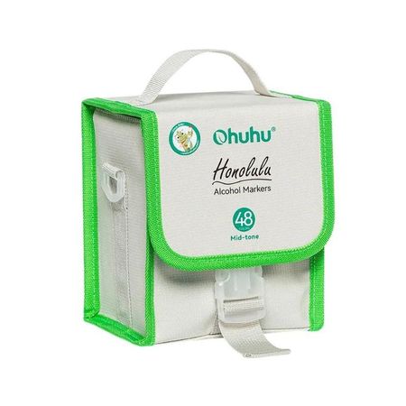 Ohuhu Honolulu. Set de 48 marcadores de alcohol mid-tone (NUEVO)