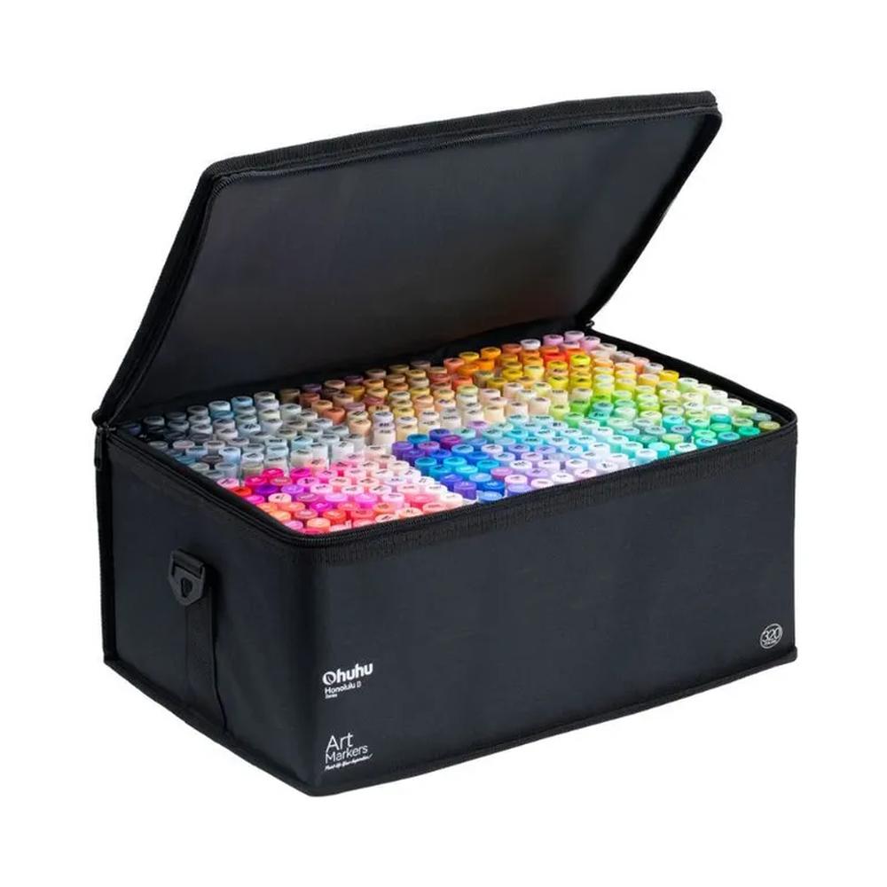 Ohuhu Honolulu. Set de 320 marcadores de alcohol