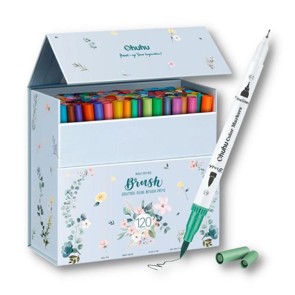 Ohuhu Maui - marcador base de agua - set de 120 colores