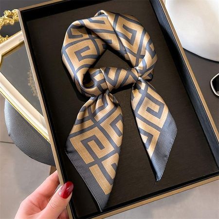 Pañoleta Bufanda Pañuelo Orly Gris 70x70 cm