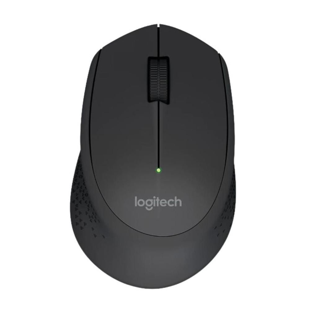 Mouse Inalámbrico Logitech M280 Ergonómico para Diestros - Negro