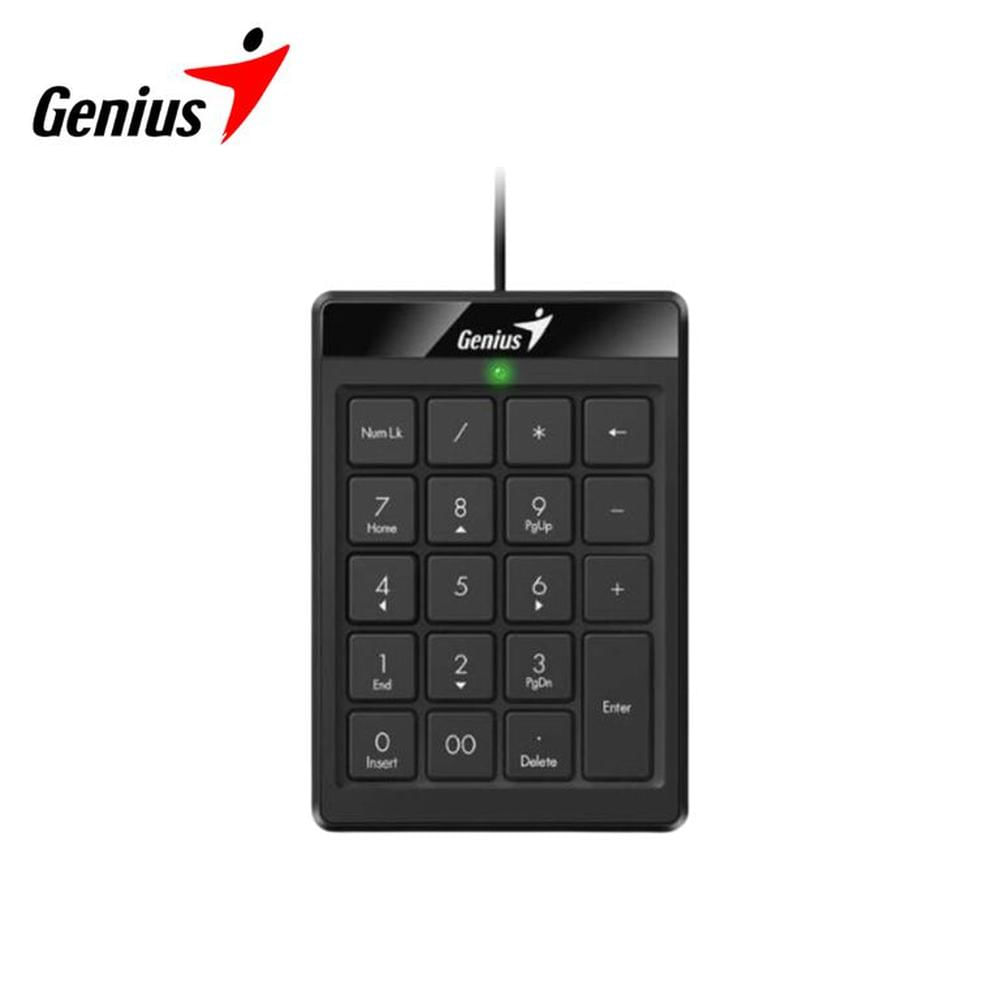 Teclado Numérico Genius Numpad 110 Negro USB Plug and Play con Soporte