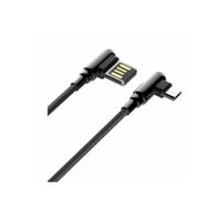 Cable Cargador Ldnio Usb a Tipo C 2M 90° Gamer Juegos Carga Rápida