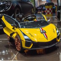 Carro para niños - Modelo LAMBO Huracan Sterrato AMARILLO