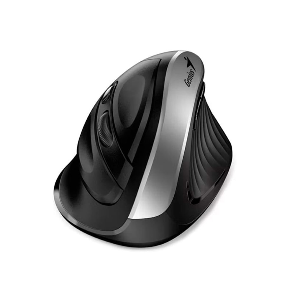 Mouse Genius Ergo 8250S Vertical 6-Bot Ergonómico Silver Gray