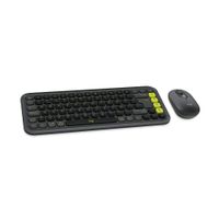 KIT LOGITECH TECLADO Y  MOUSE POP ICON BLACK