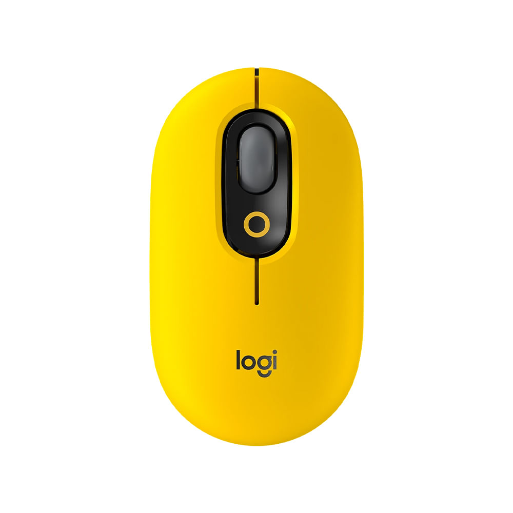 MOUSE LOGITECH LOGI POP YELLOW