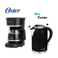 Combo Cafetera Oster BVSTDCP121B 12 Tazas y Hervidor Finezza 2L