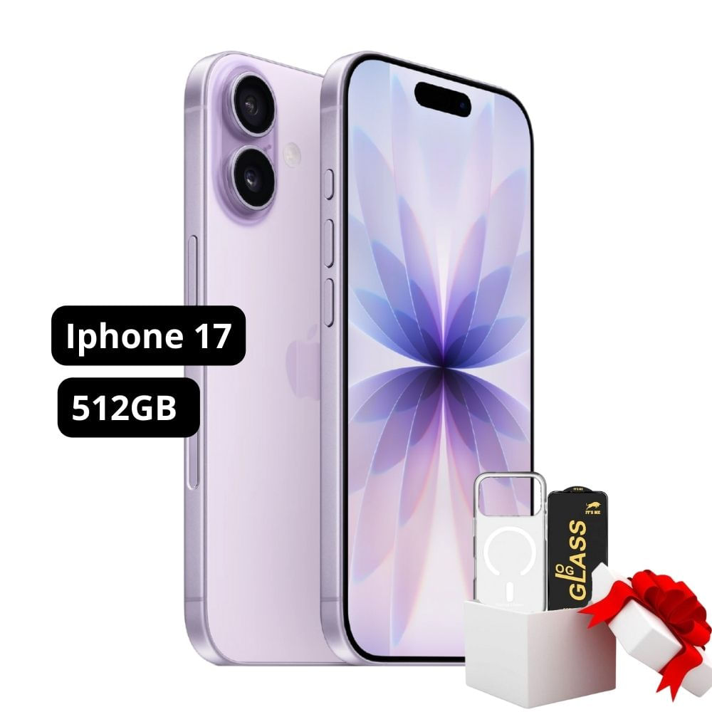 IPHONE 17 eSIM 512GB LAVENDER - INCLUYE MICA Y CASE DE REGALO