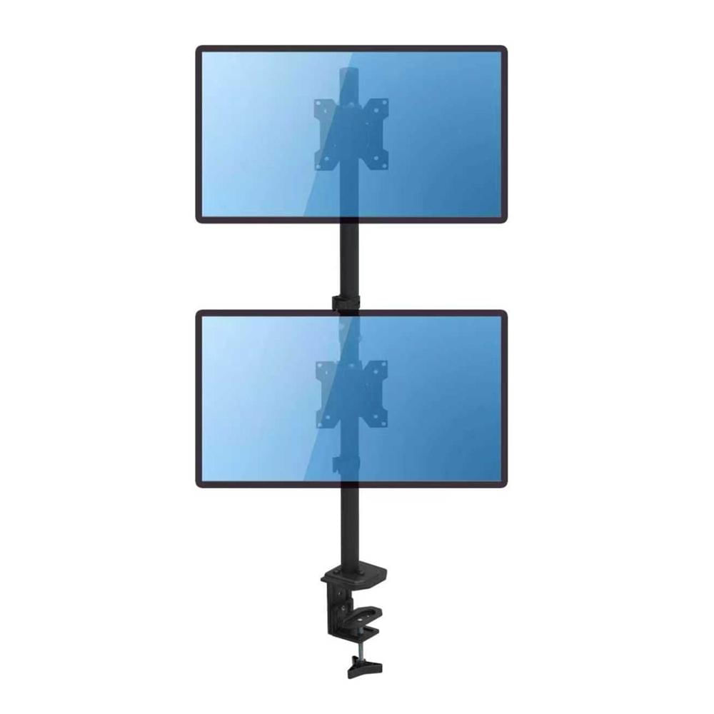 Rack para 2 Monitores en Vertical 13 a 32 Pulgadas Expo Rack VD1332 Soporte de Escritorio