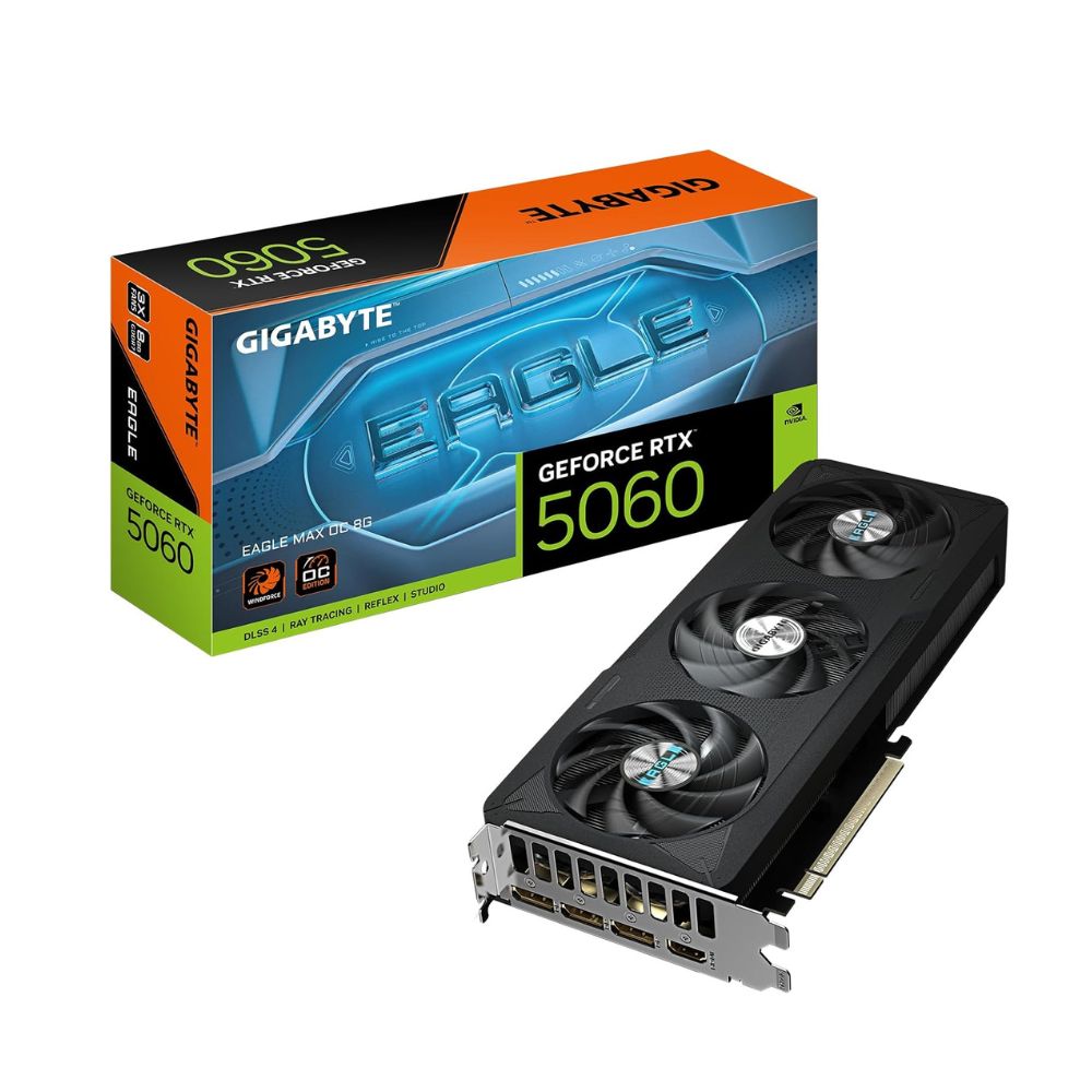 Tarjeta de video GIGABYTE GeForce RTX 5060 EAGLE MAX OC 8G, 8 GB GDDR7