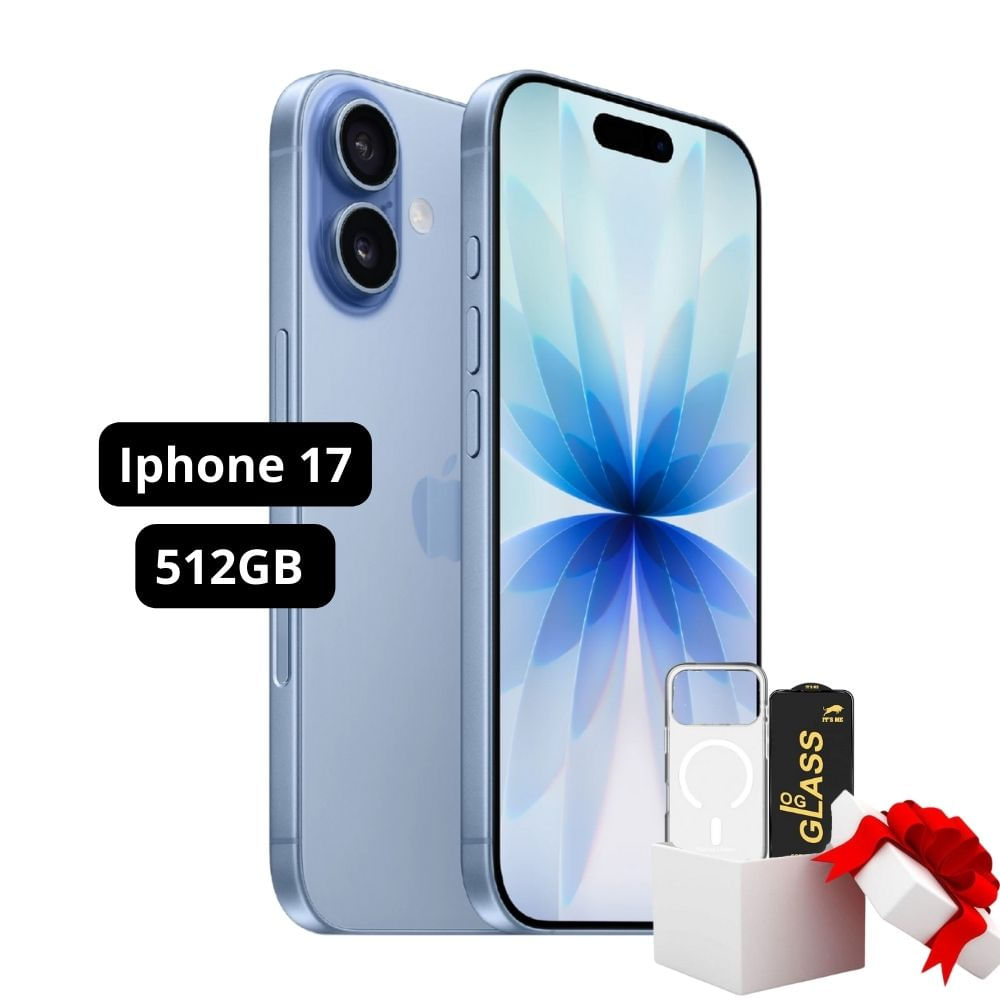 IPHONE 17 ESIM 512GB MIST BLUE - INCLUYE MICA Y CASE DE REGALO