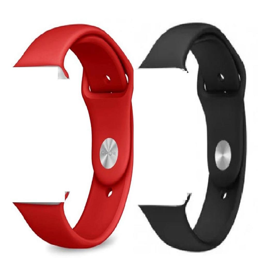 Correa Silicona para watch Apple Watch Color rojo de 42-44mm