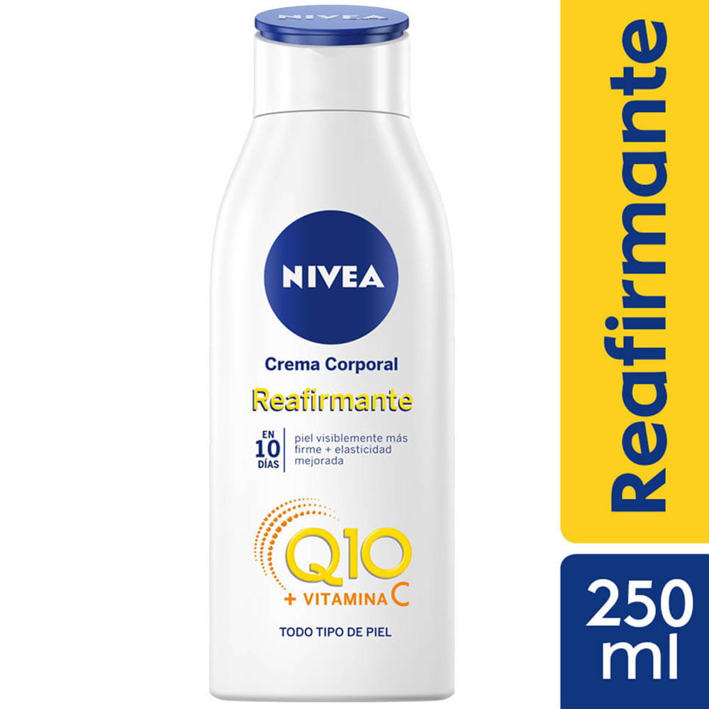 Crema Corporal NIVEA Q10 Plus Reafirmante Frasco 250ml | plazaVea - Supermercado crema bronceadora nivea q10